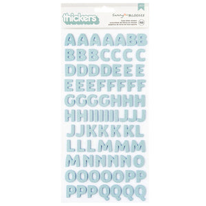 American Crafts - Pebbles - Sunny Blooms Alphabet Thickers