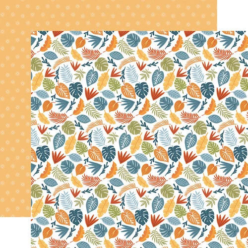 Echo Park -  Summer Vibes 12x12 Cardstock - Tropical Vibes