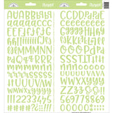 Doodlebug Alpha Stickers - Abigail - 16 Colors Available