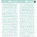Doodlebug Alpha Stickers - Abigail - 16 Colors Available
