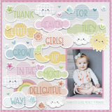 Doodlebug Alpha Stickers - Sunshine - 16 Colors Available