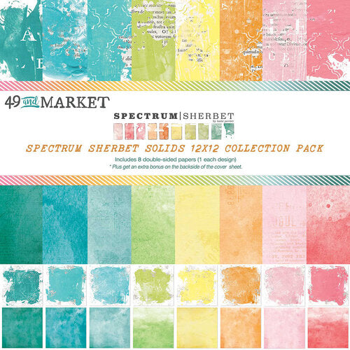 49 and Market - Spectrum Sherbet - Solids -12x12 Pack
