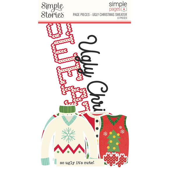 *SALE* Simple Stories - Ugly Christmas Sweater - Page Pieces