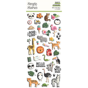 Simple Stories - Into The Wild - Puffy Sticker