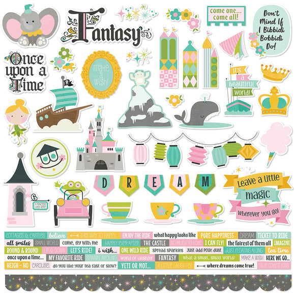 Simple Stories - Say Cheese Fantasy At The Park - 12x12 Sticker Sheet