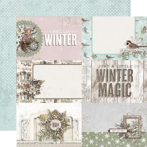 Simple Stories - Simple Vintage Winter Woods- 4x6 Elements -12 x 12 Cardstock Paper