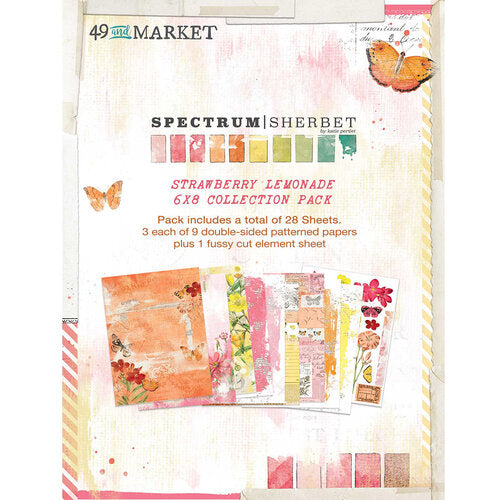 49 and Market - Spectrum Sherbet - Strawberry Lemonade -6x8 Pack