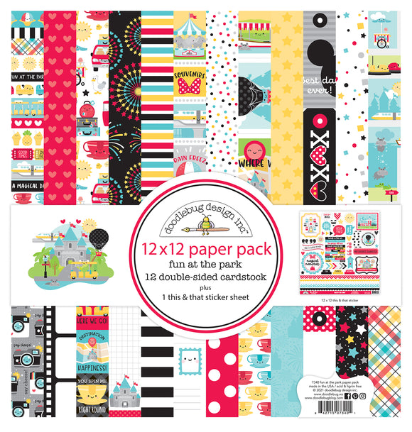 Doodlebug Fun at the Park  - 12x12 Collection Paper Pack