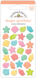 Doodlebug Design Seaside Summer - Summer Shell-ebration Shape Sprinkles