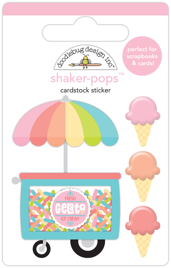 Doodlebug Design Seaside Summer - Gel-lot-o' Flavors Shaker-Pops