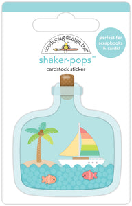 Doodlebug Design Seaside Summer - Beach in a Bottle Shaker-Pops
