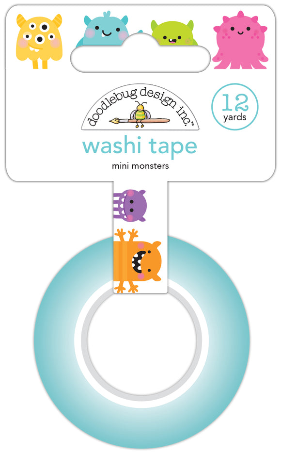 Doodlebug Design Monster Madness -  Mini Monsters Washi Tape