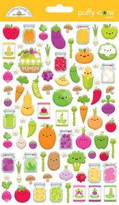 *SALE* Doodlebug Design Farmers Market - Veggie Garden Puffy Sticker