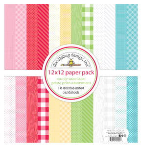 Doodlebug Candy Cane Lane - Petite Prints Paper Pack