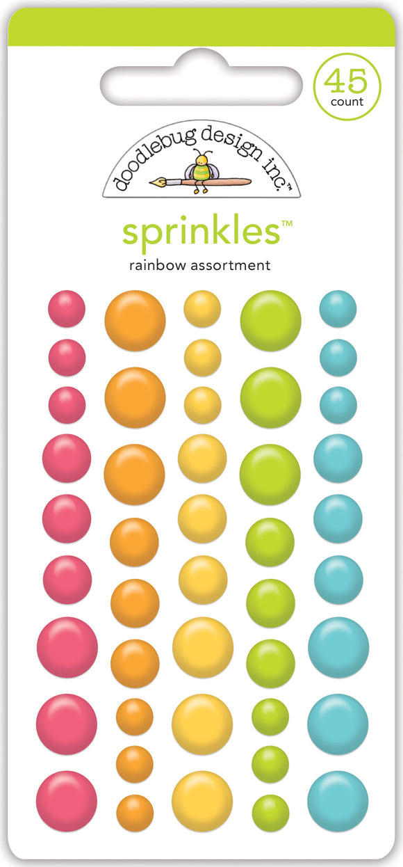 Doodlebug Design - Over the Rainbow - Rainbow Assortment Sprinkles