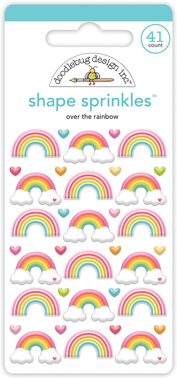 Doodlebug Design - Over the Rainbow - Over the Rainbow Shape Sprinkles