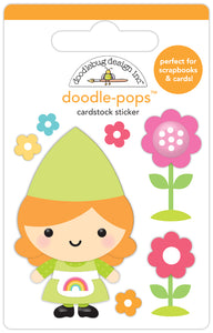 Doodlebug Design - Over the Rainbow - Garden Gnome Doodle-Pops