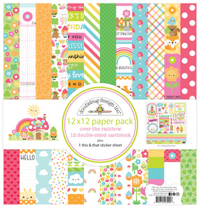 Doodlebug - Over the Rainbow - 12x12 Collection Paper Pack