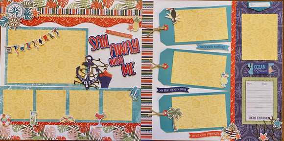 Sail Away With  Me - Layout Kit