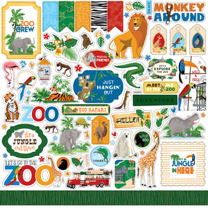 Carta Bella - Zoo Adventures 12x12 Element Stickers