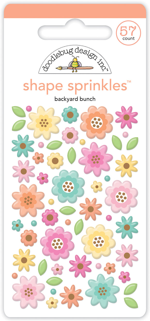 Doodlebug Design - Pretty Kitty - Backyard Bunch Shape Sprinkles