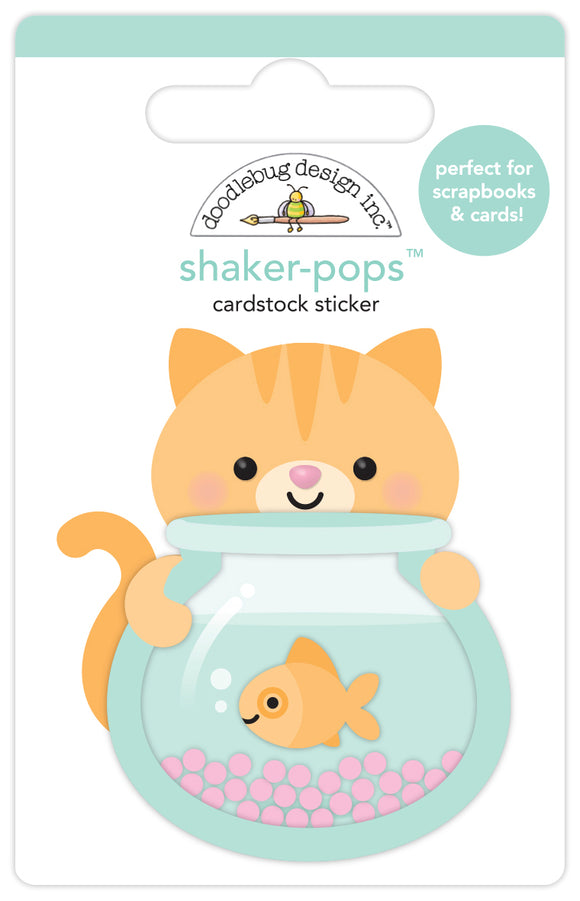 Doodlebug Design - Pretty Kitty - Curious Kitty Shaker-Pops