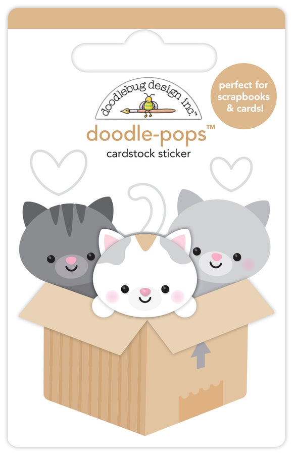 Doodlebug Design - Pretty Kitty - Kitty Litter Doodle-Pops