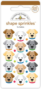 Doodlebug Design - Doggone Cute - Fur Babies Shape Sprinkles