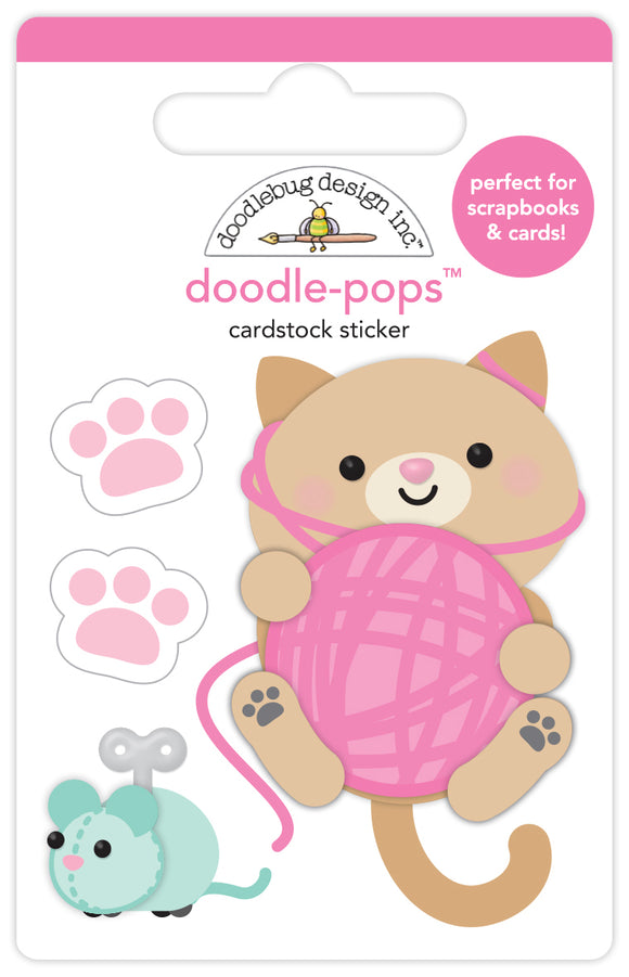 Doodlebug Design - Pretty Kitty - Play Time Doodle-Pops