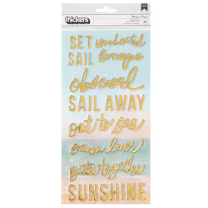 American Crafts - Heidi Swapp - Set Sail - Phrases Thickers