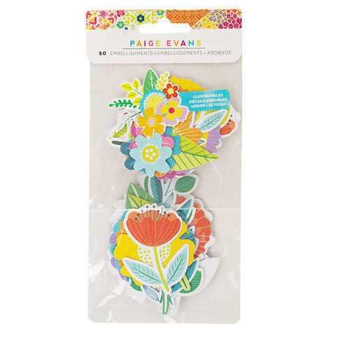 *SALE*-American Crafts - Paige Taylor Evans - Splendid - Floral Embellishments