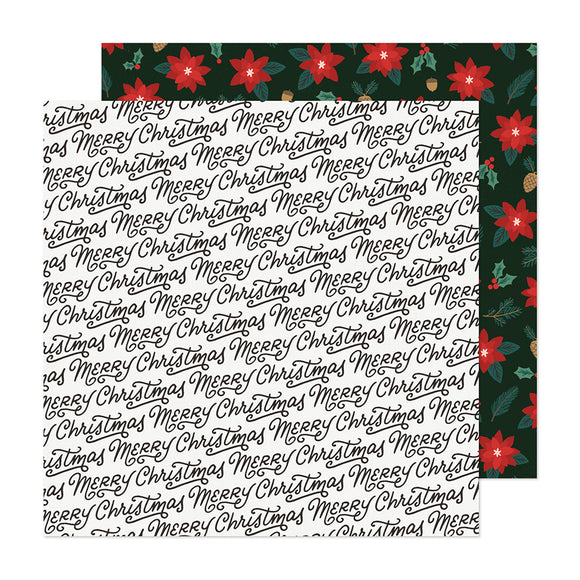 *SALE* Crate Paper - Busy Sidewalks - Christmas Greetings 12x12 Cardstock