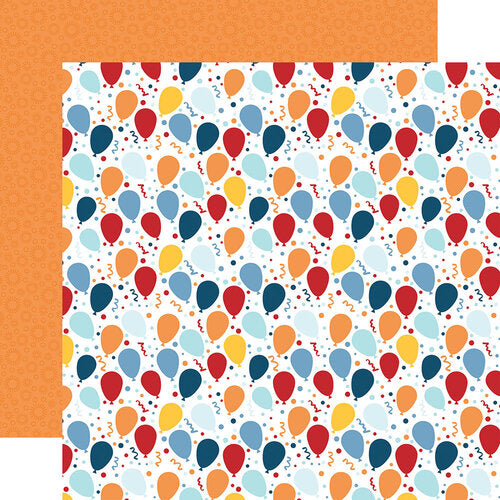 Echo Park Birthday Boy - Balloon Bash 12x12 Cardstock