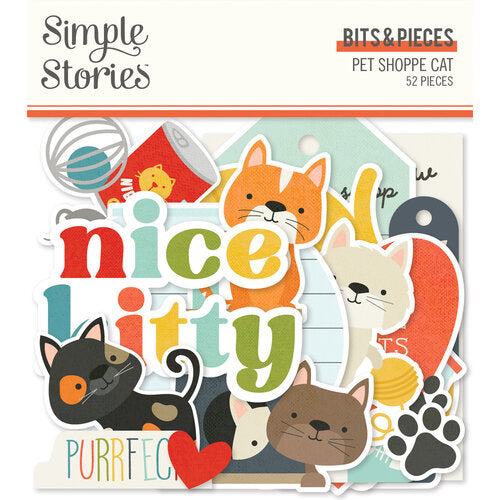 Simple Stories - Pet Shoppe Cat - Bits & Pieces