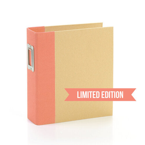 Simple Stories - Limited Edition Coral - 6x8 Snap Binder