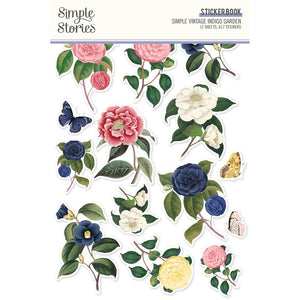 *SALE* Simple Stories - Simple Vintage Indigo Garden Sticker Book