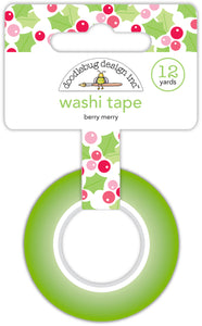 Doodlebug Design Candy Cane Lane -  Berry Merry Washi Tape