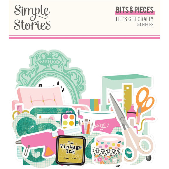 Simple Stories - Let's Get Crafty- Bits & Pieces