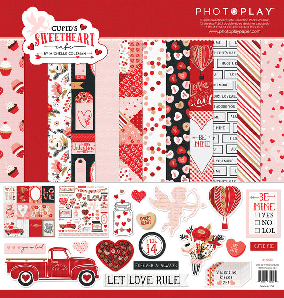 Photo Play - Cupid's Sweetheart Cafe - Collection Kit