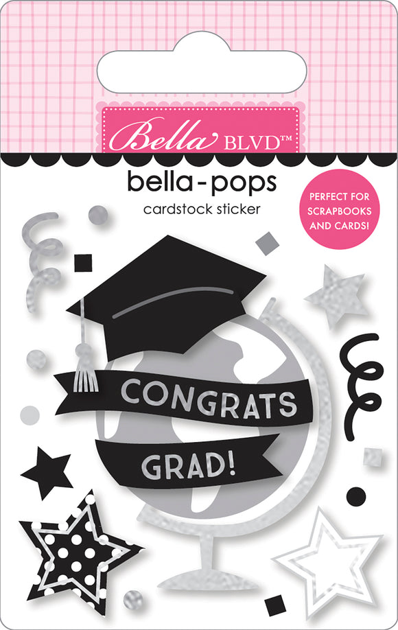 Bella Blvd - Cap & Gown - Bella Pops - Congrats
