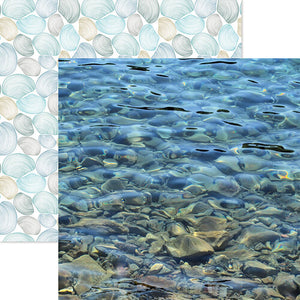 Reminisce - Vitamin Sea - Crystal Clear - 12x12 Cardstock