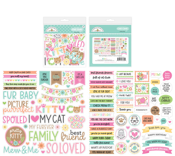 Doodlebug Design - Pretty Kitty - Chit Chat