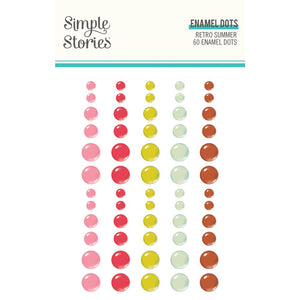 Simple Stories  - Retro Summer - Enamel Dots