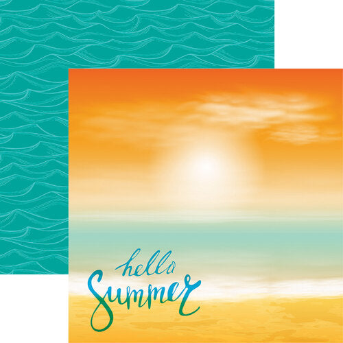 Reminisce - Hello Summer - 12x12 Cardstock