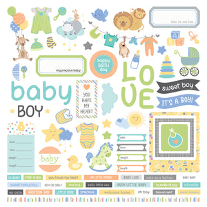 *SALE* Photo Play - Hush Little Baby - Boy Element Sticker