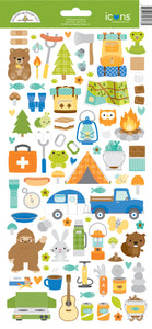 *SALE* Doodlebug Design Great Outdoors - Icons Sticker