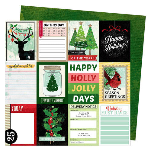 American Crafts - Vicki Boutin  - Evergreen & Holly - Jolly Days