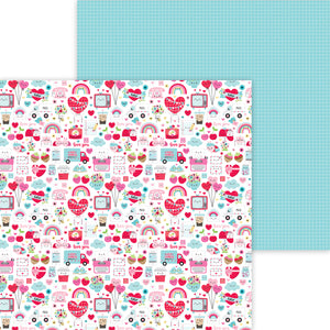 *SALE* Doodlebug Design Lots of Love -Lots of Love Cardstock Paper