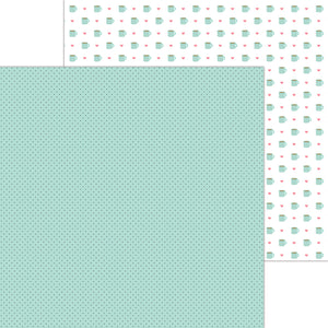 *SALE* - Doodlebug Design My Happy Place - Mint to Be Cardstock Paper