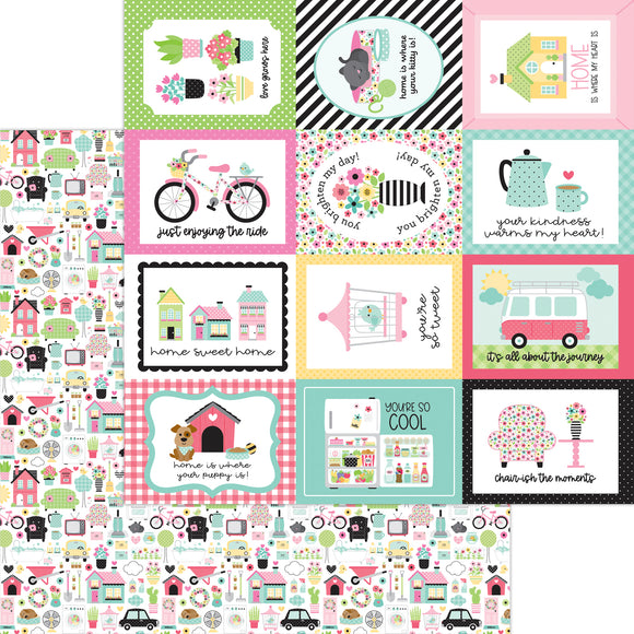 *SALE* - Doodlebug Design My Happy Place - My Happy Place Cardstock Paper